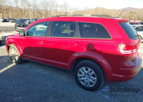 2018 Dodge Journey Se from USA, damaged, VIN 3C4PDCAB1JT384136